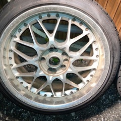 18インチ　RAYS　新品タイヤ付き　ドリケツに