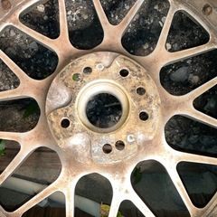 18インチ　RAYS　新品タイヤ付き　ドリケツに