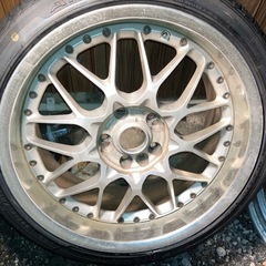18インチ　RAYS　新品タイヤ付き　ドリケツに