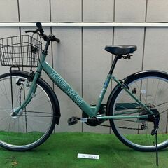 街に映えるミントグリーン！】VOITURE VOYAGE シティサイクル自転車