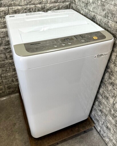 【美品】大阪送料無料★3か月保障付き★洗濯機★2017年★パナソニック★6kg★NA-F60B11★S-319