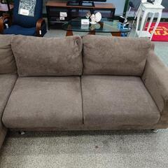 【コーナーソファ】コーナーソファ リビングソファ L字ソファ ファブリック:ブラウン