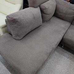 【コーナーソファ】コーナーソファ リビングソファ L字ソファ ファブリック:ブラウン