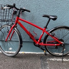 アルミフレーム/クロスバイク★激安★使用頻度少なめ★LEDライト付き★BRIDGESTONE(ブリヂストン)／SCHLEIN(シュライン)