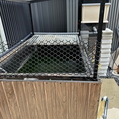 プラ舟500リットル　錦鯉池