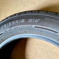 DUNLOP LEMANS Ⅴ+ SILENT CORE 205/55R16 91V 中古タイヤ4本セット