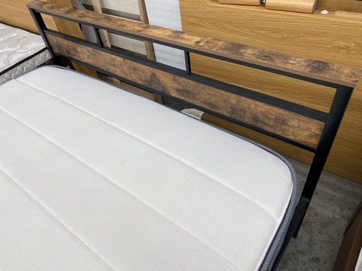 【愛品館 江戸川店 ダブル】 NITORI（ニトリ） ダブルベッド ID:153-019227-007