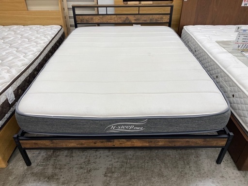 【愛品館 江戸川店 ダブル】 NITORI（ニトリ） ダブルベッド ID:153-019227-007
