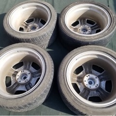 Y31 セドリックに履いてました 17インチ ディッシュ ホイール 旧車