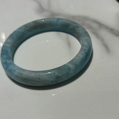 ブラジル産　アクアマリンバングル