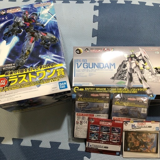 一番くじ 水星の魔女 ラストワン賞 νガンダムソリッドクリアG賞 オマケ付き