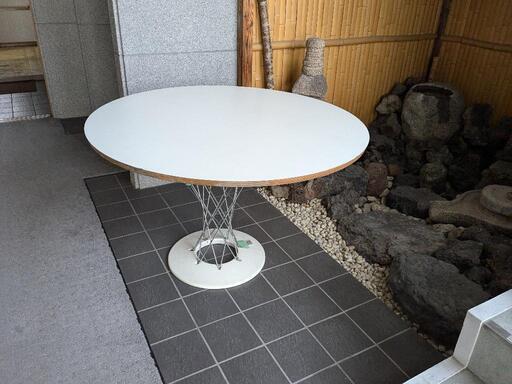 【定価15万円】【お買い得】イサム・ノグチ サイクロンテーブル （φ120cm） スティールライン社製