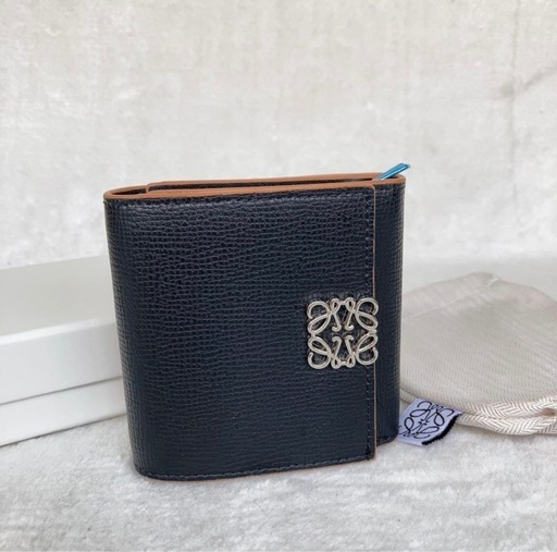 LOEWE ロエベ 二つ折り財布 ブラック