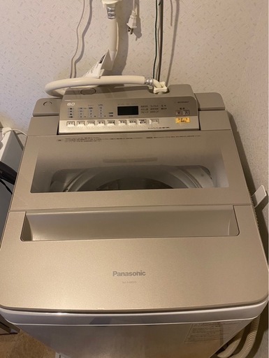 極美品　洗濯機　パナソニック　NA-FA80H5-N