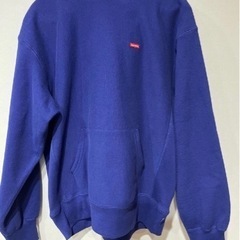 Supreme Small Box フーディー Dark Royal 21FW