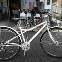 中古自転車3217 前後タイヤ新品！ クロスバイク 700×35C 6段