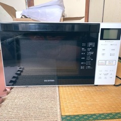 売れました！【ほぼ未使用】アイリスオーヤマ オーブンレンジ MO-F1807-W