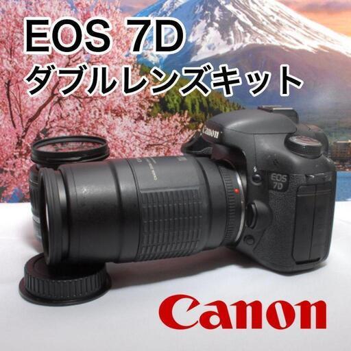 【完動美品】言わずと知れた名機 Canon EOS 7D ダブルレンズキット