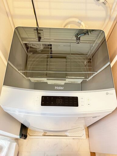 【美品】大容量洗濯機 8.5kg Haier 2021購入