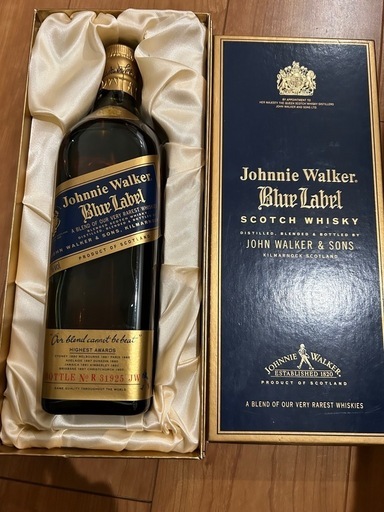 ジョニーウォーカー　ジョニーウォーカー ブルーラベル  Johnnie Walker.