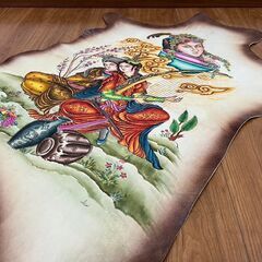 ペルシャ製 羊革 コレクション 美術品 インテリア
