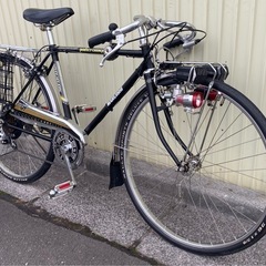 丸石ヤングホリデーキズ錆汚れありジュニアスポーツ車フラッシャー自転車スーパーカー自転車