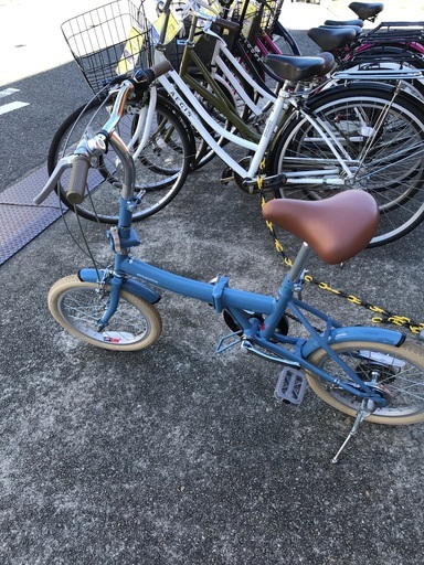 Streamline 16インチ折りたたみ自転車 ブルーグレー Streamline