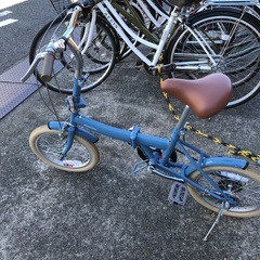 Streamline 16インチ折りたたみ自転車 ブルーグレー