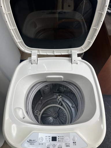 東京都送料無料】山善 YAMAZEN インバーター搭載 全自動洗濯機3.8kg 2022年
