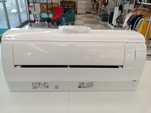 ★ジモティ割あり★ HITACHI エアコン RAS-KW22M 2.2kw 22年製 室内機分解洗浄済み TC1155