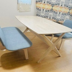 西海岸風　ニトリ　リビングダイニングテーブルセット