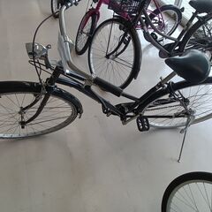 ☆ジモティ割あり☆ 自転車 27インチ ブラック＆グレー クリーニング