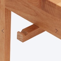 ACTUS ライト付　天然木使用 学習机 デスク&椅子　袖机セット