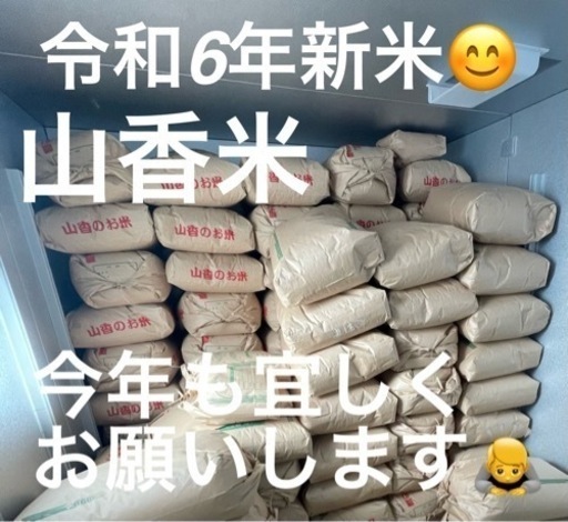 令和6年　新米　大分県杵築市産　山香米　お米30キロ㎏こめ