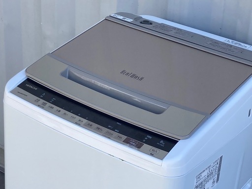 B152◇日立 洗濯機◇8.0kg◇2020年製◇ビートウォッシュ◇BW-V80E