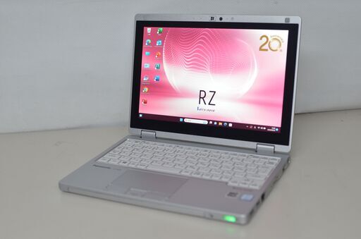 日本製 中古軽量ノートPC Panasonic CF-RZ6EDLQR Windows11+office Core i5-7Y54/メモリ8GB/SSD256GB/10.1インチ/タッチパネル/WEBカメラ