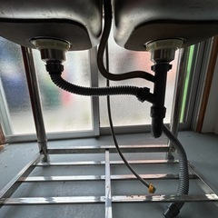 業務用 二層シンク 流し台 中古美品