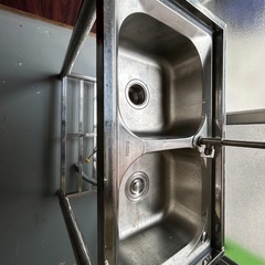 業務用 二層シンク 流し台 中古美品