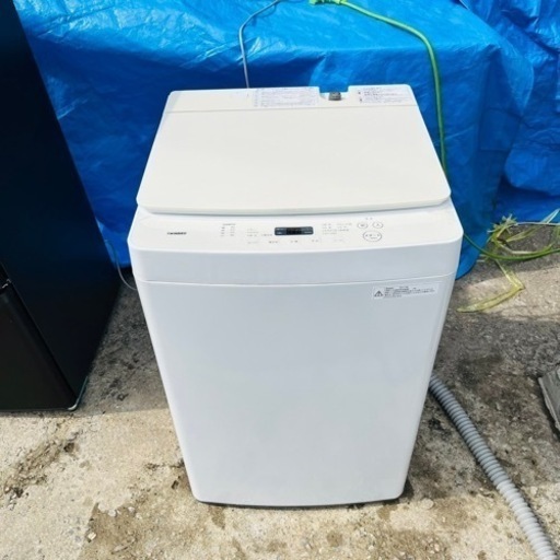 【‼️ファミリーサイズ‼️】全自動洗濯機ホワイトWM-EC55