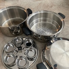 ステンレスシステム調理器具