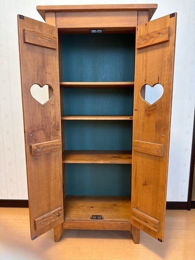 学習机\u0026キャビネット パイン材ハンドメイド - その他 