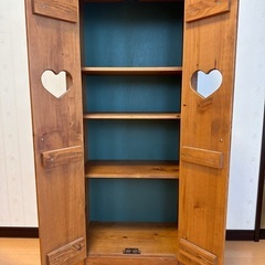 学習机&キャビネット　パイン材ハンドメイド