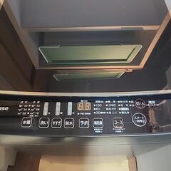 全自動洗濯機5.5kg黒2024年製使用少