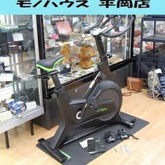 FITBOX フィットネスバイク FBX-002B_01 ブラック×イエロー 説明書・マット付き エアロバイク トレーニング 札幌市 清田区 平岡