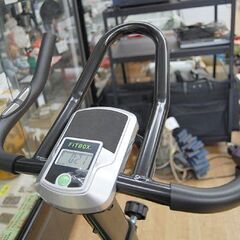 FITBOX フィットネスバイク FBX-002B_01 ブラック×イエロー 説明書・マット付き エアロバイク トレーニング 札幌市 清田区 平岡