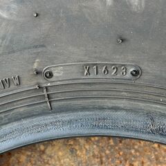 DUNLOP POWER LIFTER 7.50-16 12PR　中古 フォークリフトタイヤ（2023年製）2本SET（00064）