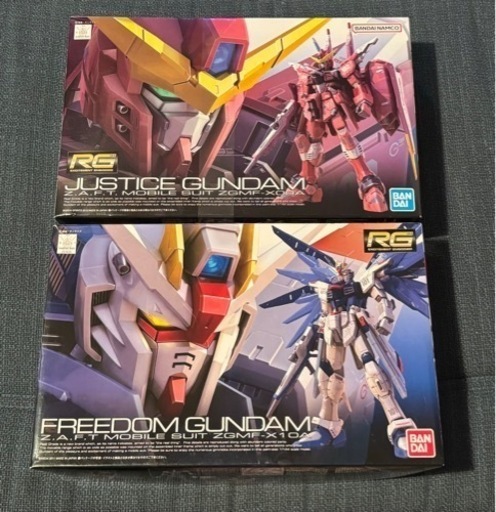 RG フリーダム/ジャスティス ガンダム 2体セット