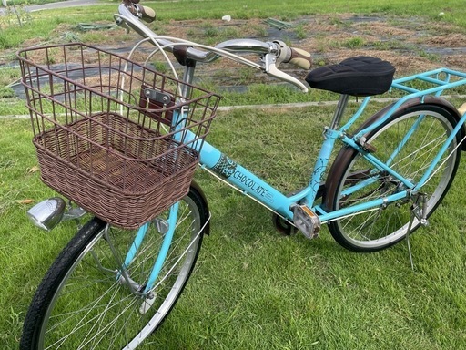 chocolate 24インチ自転車　LEDダイナモライト