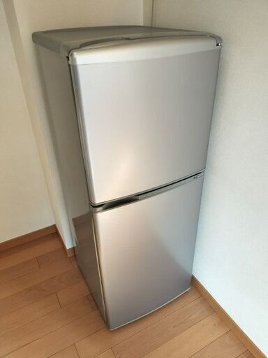 ２ドア冷蔵庫　１４０ℓ　中古品