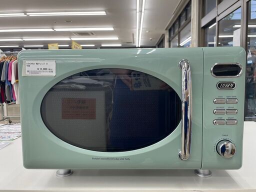 ★ジモティ割あり★ Toffy 電子レンジ  21年製 動作確認／クリーニング済み TJ8233